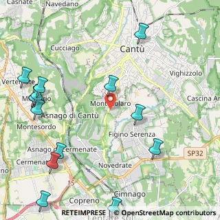 Mappa Via Montenero, 22060 Carimate CO, Italia (2.915)