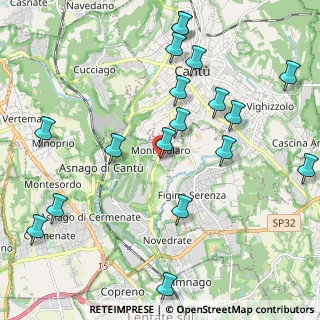 Mappa Via Montenero, 22060 Carimate CO, Italia (2.45222)
