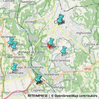 Mappa Via Montenero, 22060 Carimate CO, Italia (2.57364)