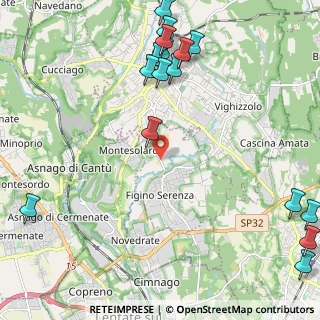 Mappa Via Como, 22060 Figino Serenza CO, Italia (2.95875)