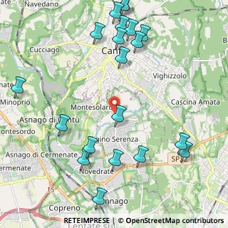Mappa Via Como, 22060 Figino Serenza CO, Italia (2.6495)