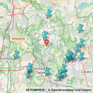 Mappa Via Como, 22060 Figino Serenza CO, Italia (5.5755)