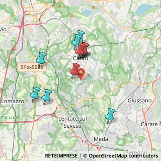 Mappa Via Como, 22060 Figino Serenza CO, Italia (3.29333)