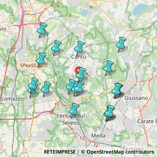 Mappa Via Como, 22060 Figino Serenza CO, Italia (4.0785)