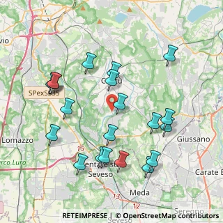 Mappa Via Como, 22060 Figino Serenza CO, Italia (4.1135)