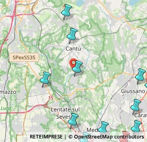 Mappa Via Como, 22060 Figino Serenza CO, Italia (6.91733)