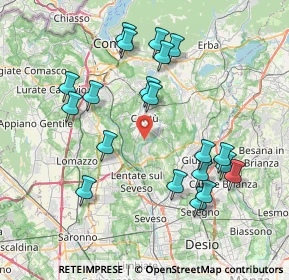 Mappa Via Como, 22060 Figino Serenza CO, Italia (7.923)