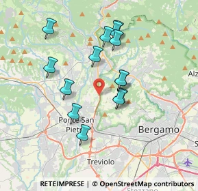 Mappa Via Gaetano Donizetti, 24030 Valbrembo BG, Italia (3.22429)