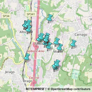 Mappa Via G. Matteotti, 21048 Solbiate Arno VA, Italia (0.779)