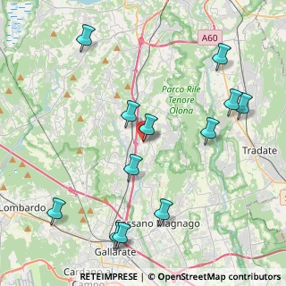 Mappa Via G. Matteotti, 21048 Solbiate Arno VA, Italia (4.7575)