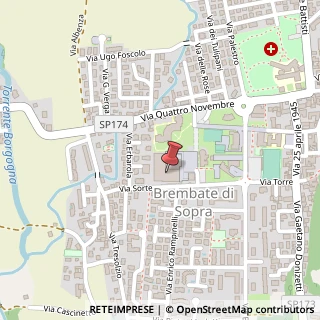 Mappa Piazza Giovanni Paolo II, 107, 24030 Brembate di Sopra, Bergamo (Lombardia)