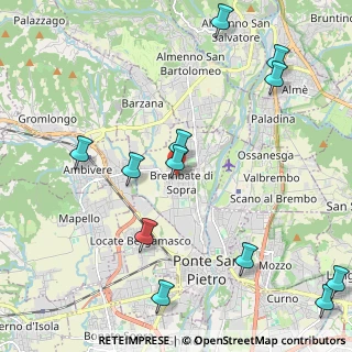 Mappa Piazza Giovanni Paolo II, 24030 Brembate di Sopra BG, Italia (2.66833)