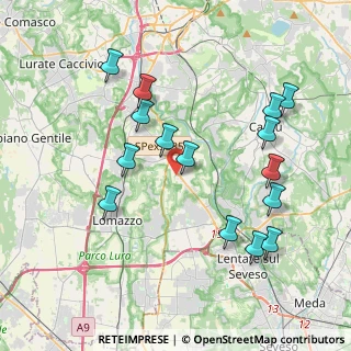 Mappa Via S. Angelo, 22070 Vertemate Con Minoprio CO, Italia (4.07533)