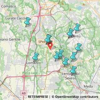 Mappa Via S. Angelo, 22070 Vertemate Con Minoprio CO, Italia (3.59462)