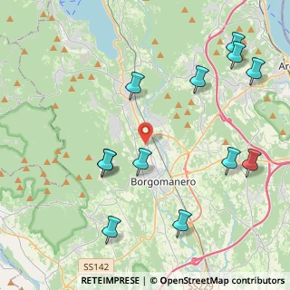 Mappa Via della Repubblica 1 C, 28021 Borgomanero NO, Italia (4.97083)