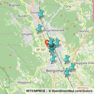 Mappa Via della Repubblica 1 C, 28021 Borgomanero NO, Italia (1.44167)