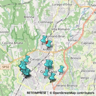 Mappa Viale Grandi Invalidi, 22060 Arosio CO, Italia (2.6675)