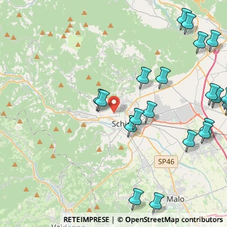 Mappa Via Frà Galdino, 36015 Schio VI, Italia (5.76)