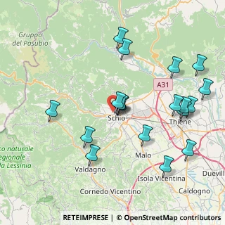 Mappa Via Frà Galdino, 36015 Schio VI, Italia (8.30684)