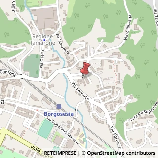 Mappa Via tonetti federico 17, 13011 Borgosesia, Vercelli (Piemonte)