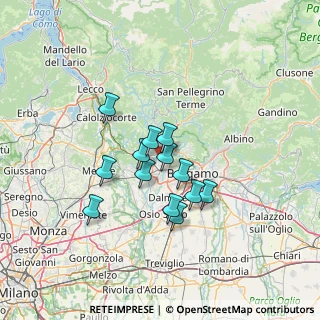 Mappa 24030 Brembate di sopra BG, Italia (10.22077)