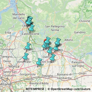 Mappa 24030 Brembate di sopra BG, Italia (13.30833)