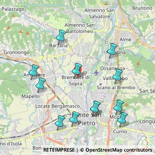 Mappa 24030 Brembate di sopra BG, Italia (2.36917)