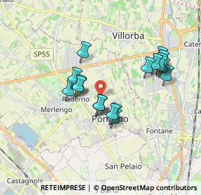 Mappa Via Santandra', 31050 Ponzano Veneto TV, Italia (1.545)