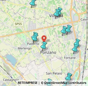 Mappa Via Santandra', 31050 Ponzano Veneto TV, Italia (2.72867)