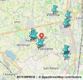 Mappa Via Santandra', 31050 Ponzano Veneto TV, Italia (1.81923)