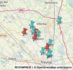 Mappa Via Santandra', 31050 Ponzano Veneto TV, Italia (3.26273)