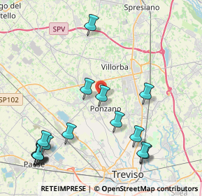 Mappa Via Santandra', 31050 Ponzano Veneto TV, Italia (5.15063)