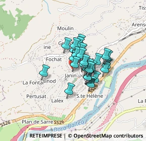 Mappa Frazione Janin, 11010 Sarre AO, Italia (0.24643)