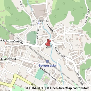 Mappa Via Partigiani, 50, 13011 Borgosesia, Vercelli (Piemonte)