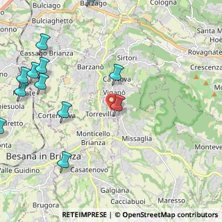 Mappa Via dell'Industria, 23897 Viganò LC, Italia (2.90667)