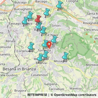 Mappa Via dell'Industria, 23897 Viganò LC, Italia (1.89077)