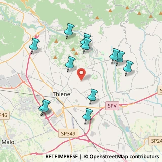 Mappa Via Cà Bosa, 36030 Sarcedo VI, Italia (4.0975)