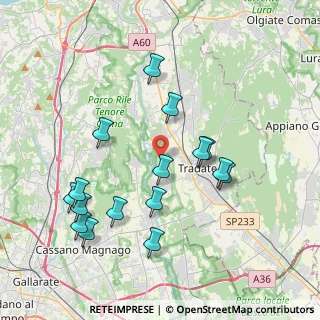 Mappa Via Franklin, 21050 Lonate Ceppino VA, Italia (4.01313)