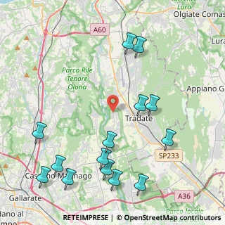 Mappa Via Franklin, 21050 Lonate Ceppino VA, Italia (5.14071)