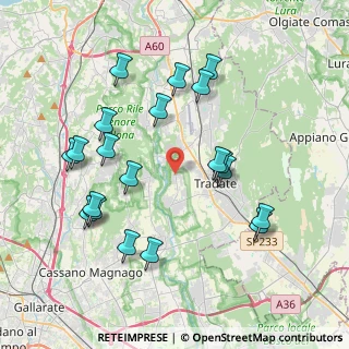Mappa Via Franklin, 21050 Lonate Ceppino VA, Italia (4.0765)