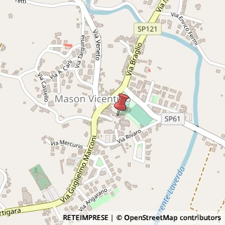 Mappa Via Brescia, 16, 36064 Mason Vicentino, Vicenza (Veneto)