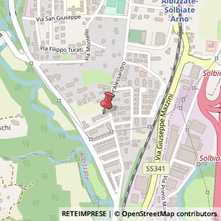 Mappa Via Sant'Alessandro, 34, 21041 Albizzate, Varese (Lombardia)