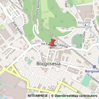 Mappa Via Sorelle Calderini, 1, 13011 Borgosesia, Vercelli (Piemonte)