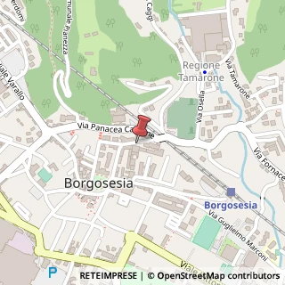 Mappa Via dei Partigiani,  14, 13011 Borgosesia, Vercelli (Piemonte)