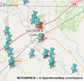 Mappa Via Sandro Pertini, 30029 San Stino di Livenza VE, Italia (5.169)