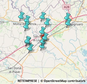 Mappa Via Sandro Pertini, 30029 San Stino di Livenza VE, Italia (6.18857)