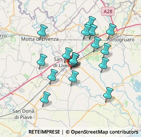 Mappa Via Sandro Pertini, 30029 San Stino di Livenza VE, Italia (6.06706)