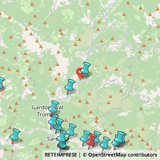 Mappa Via Giuseppe Garibaldi, 25060 Marcheno BS, Italia (7.0585)