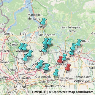 Mappa Via Cazzulino, 23898 Imbersago LC, Italia (15.409)