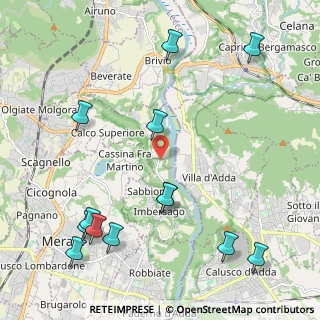 Mappa Via Cazzulino, 23898 Imbersago LC, Italia (2.65308)